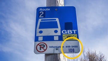 How to read bus route signs and board the bus