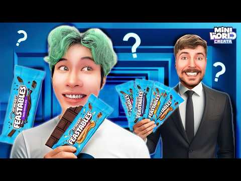 99% Fan MrBeast Thất Bại Thử Thách Này Trong Mini World Để Nhận Được Sô cô la
