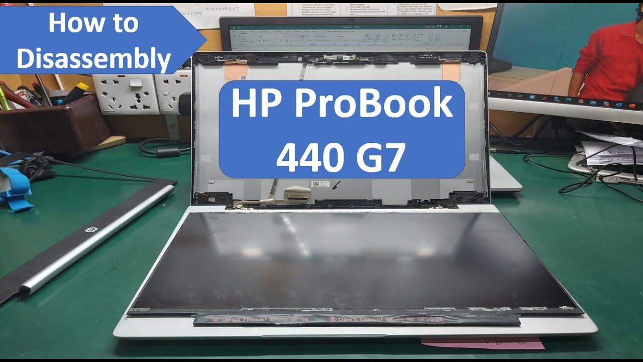 How To Disassemble Display Penel In Hp Probook 440 G7 Hp Probook Series Laptop Core I5 11th