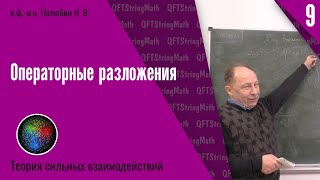 Теория сильных взаимодействий, №9 | Операторные разложения | И.В. Полюбин