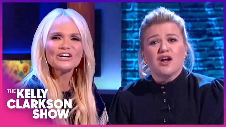 Kristin Chenoweth And Kelly Clarkson Cant Stop Bre...