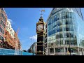 London Walk-June 2021🌞Busy Sunny day in London Little Ben to Big Ben | 4k Walk
