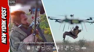 Ukraine Deploys First-Ever Heavy-Lift Drone To Airlift Wounded Soldier From Frontline