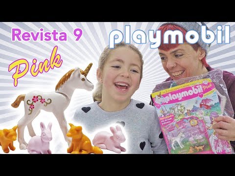 REVISTA PLAYMOBIL Pink Nº9 con unicornio y animalillos del bosque