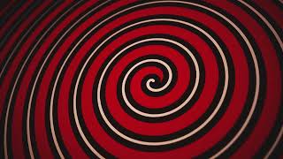Vintage Hypnotic Circus Spiral Motion Background | Screensaver | Loop