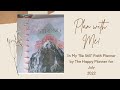Plan with Me in My "Be Still" Faith Planner// Happy Planner// July 2022
