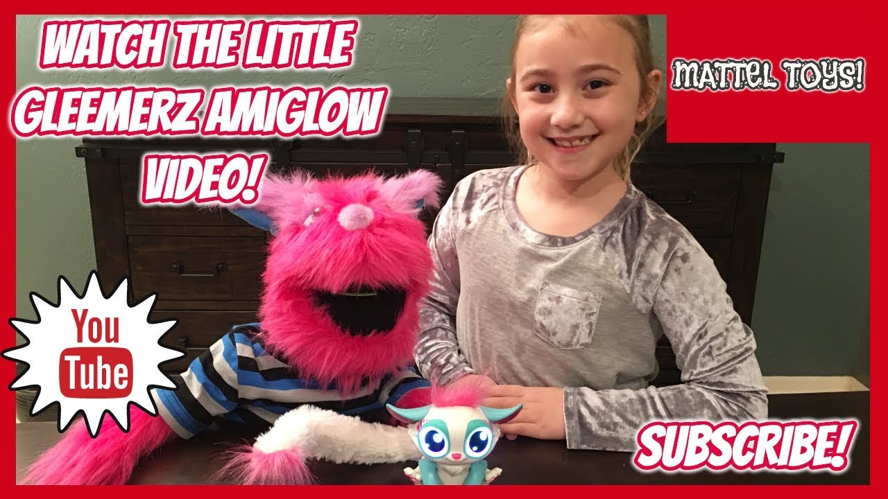 LiL GLEEMERZ AMIGLOW INTERACTIVE TOY VIDEO MADE BY MATTEL TOYS-TOY ...