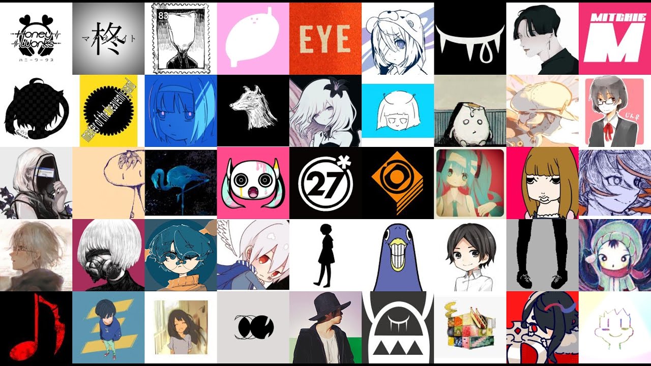 サビメドレー】ボカロP名鑑・総勢100名 - YouTube