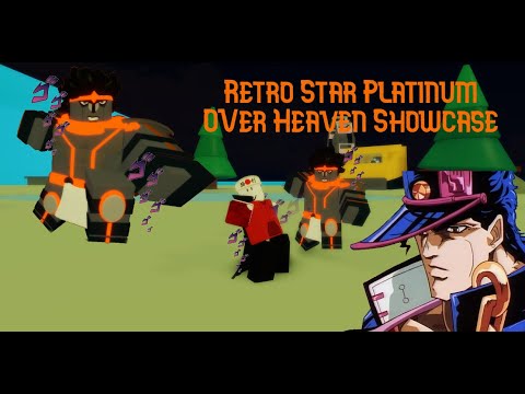 Retro Star Platinum Over Heaven Showcase A Bizarre Day Roblox