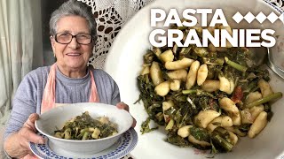 Enjoy Maria's Sicilian spring greens with pasta called gnoccareddi | Pasta Grannies