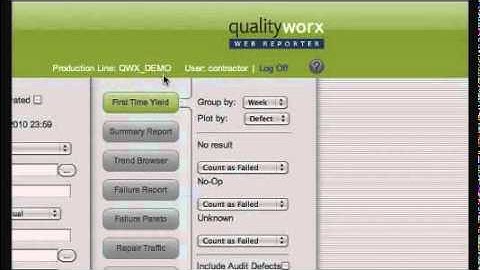 Sciemetric QualityWorX Web Reporter Introduction Video