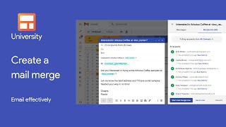 Create a mail merge in Gmail