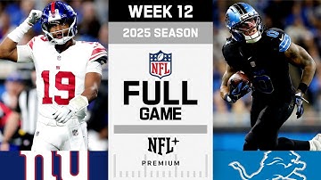 Crazy Game! New York Giants vs. Detroit Lions FULL GAME | NFL 2025 Season Week 12