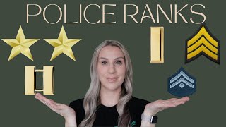 What do Police Ranks Mean | Cop Mom | What do Different Police Ranks Do? | Police Ranks in 2024