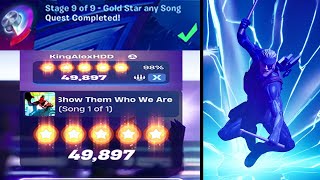 How to EASILY Gold Star any Song Fortnite locations Quest!