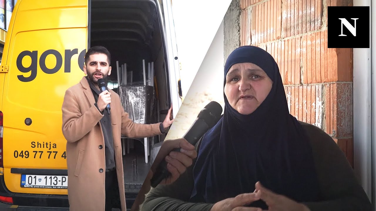 Burim Pacolli ndimonë nënën vetushqyese me 16 fëmijë me produktet nga