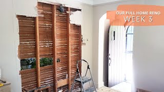 Goodbye Concrete &amp; So Much Ivy! | Week 3 of our FULL house renovation | Jamison Joy