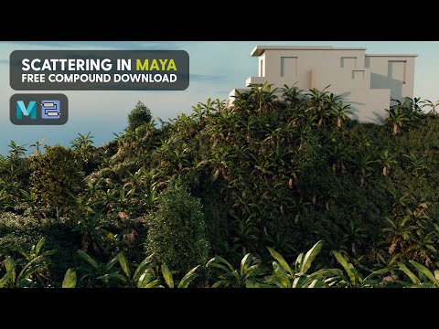 Scattering made easy in Maya | Free download