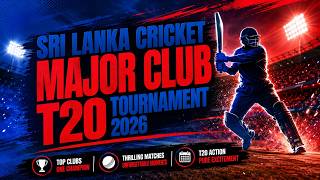 🔴 LIVE | Tamil Union C & AC 🆚 Moors SC | SLC Major Club T20 2026 | Sporty.lk screenshot 1
