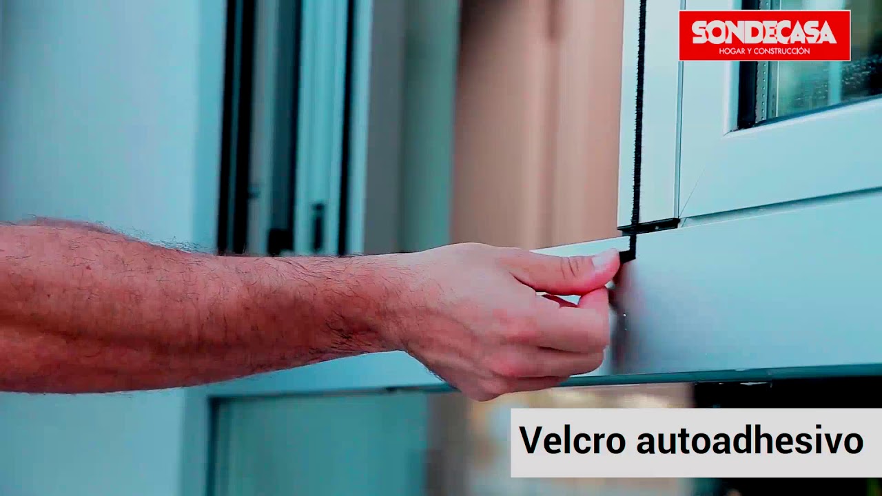 Administración Cubo corto Mosquitero para Ventana con Velcro Autadhesivo - YouTube