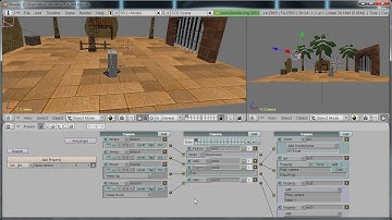 Blender tutorial - Rotating around and zooming towards your character in blender game engine part 3
