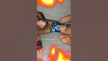 how to connect touch sensor & battery #shorts #youtubeshorts