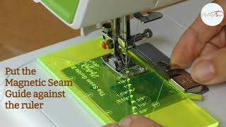 Seam Guide Ruler + FREE Magnetic Seam Guide – MadamSew