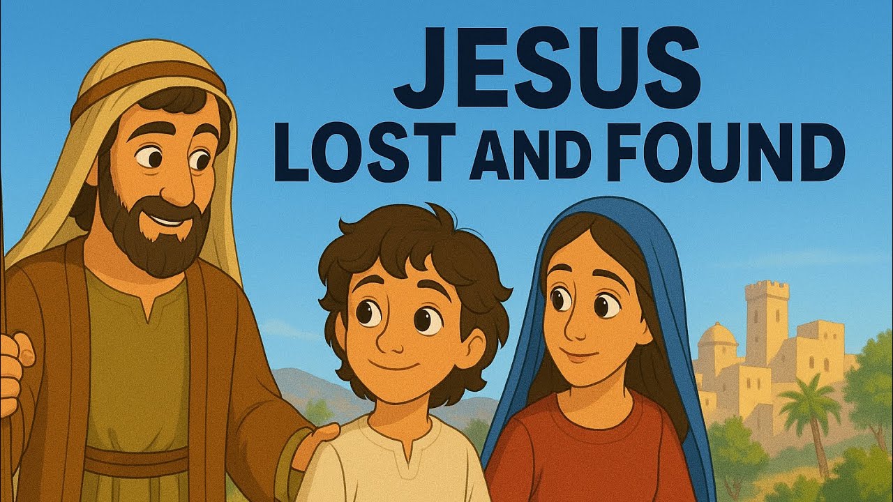 Jesus Lost and found in the temple. Animated Bible story for kids# ...