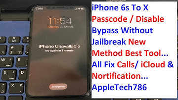 iPhone X Passcode/Disable iOS 15.4 Bypass Without Jailbreak New Method Best Tool Apple Tech 786