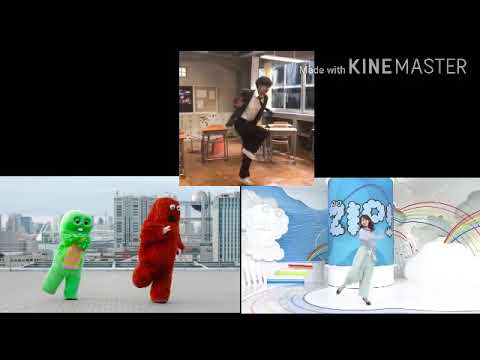 3年A組　朝礼体操　3画面同時再生