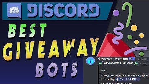 Advanced Giveaway  Premium Discord Bot With Animated React