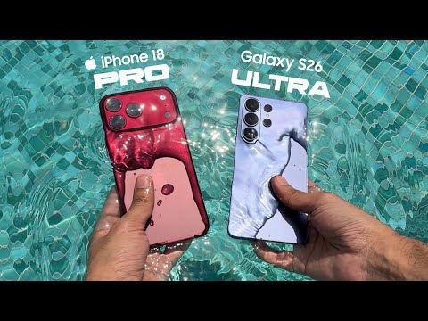 iPhone 18 Pro Max vs Galaxy S26 Ultra WATER Test! OMG!