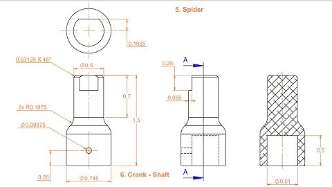 Inventor - Hướng dẫn vẽ chi tiết dạng trục