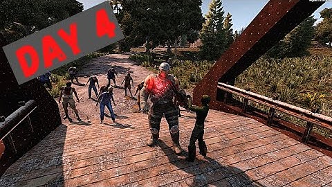 7 DAYS TO DIE Day 4 random Gen #alpha20 #7daystodie #noob #beard #oldman