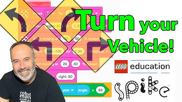 3 ways to turn, including gyro option for Lego Spike Prime