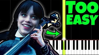 Wednesday Plays The Cello, but it&#39;s TOO EASY, I&#39;m 99% sure YOU CAN PLAY THIS!