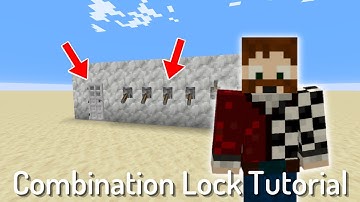 Minecraft Combination Lock - Redstone Combination Lock Tutorial