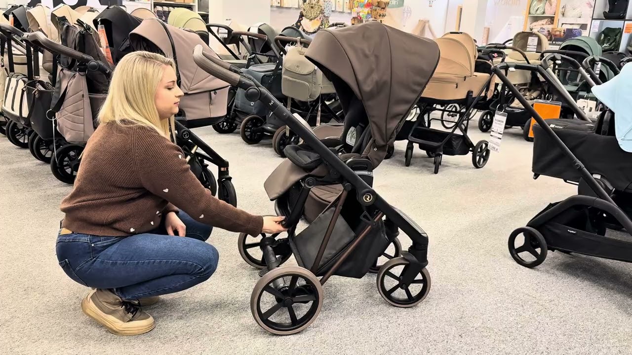 Roan IVI 2.0 👶 Wózek 2w1 z doskonałą amortyzacją | Prezentacja w SaturBaby