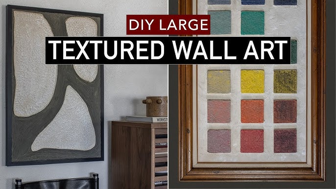 How To Make Textured Wood Wall Art - Bower Power