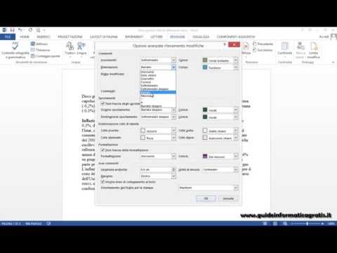 Microsoft Word 2013 - revisioni e commenti