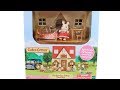 Calico Critters Red Roof Cozy Cottage Starter Home Unboxing Toy Review