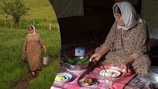 Life of a grandmother alone in the mountains of Talesh