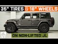 Stock JL Wrangler | 35x12.5R18 | 18x9 Wheels - W&T Fitment