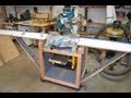 Miter Saw Stand/Planer Station With Rotating Top
