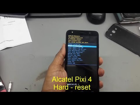 Alcatel pixi 4 model phone hard reset 