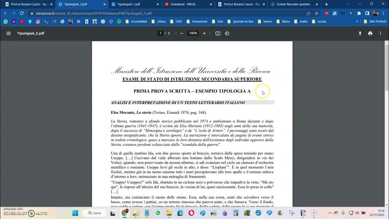 Tipologia A Esame Di Stato: Esempi Svolti Tipologia A Esame di Stato - YouTube