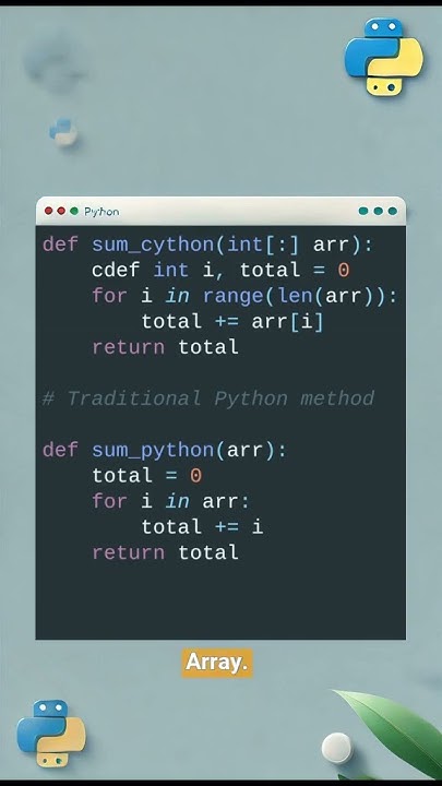 Boost Your Python Performance with Cython: Tips and Techniques - YouTube