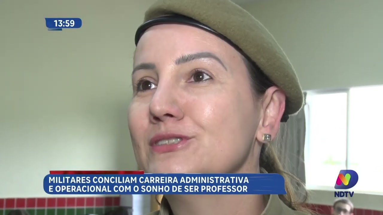 Dia do Professor: militares conciliam carreira e aulas em Chapecó