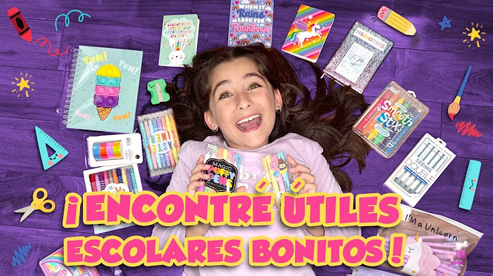 ÚTILES ESCOLARES BONITOS 🖍📒🎨📚🤓🎒