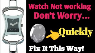 How to Replace Fastrack Ladies Watch Battery at Home । Fastrack Ladies Watch Battery Change
